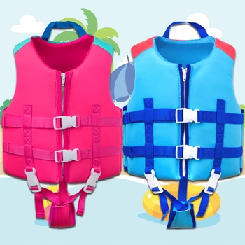 Бебешко яке-гаф, неопреновый спасителна жилетка за плуване, быстросохнущий Дишащ, удобен за практикуване на водни спортове