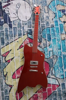 Червена конфедерация китара противоположния пол, висок клас звукосниматель, електрическа китара премиум-клас,
