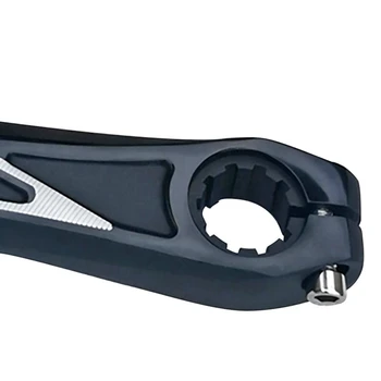 Mi.Xim Велосипеден кривошипный лост Лявата ръка, за смяна на мотор 170 мм кривошипный лост за велосипед Взаимозаменяеми аксесоар