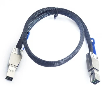 Надежден кабел-адаптер MINI SAS HD СФФ-8644 към сървъра на СФФ-8644 без чип