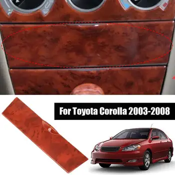 Панел на Кутията за съхранение на Централната Конзола на Автомобила, на Капака на Панела За Toyota За Corolla 2003-2008, Хастар От Прасковено Дърво, Аксесоари За Интериора на Колата K5J3