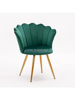 Скандинавски минималистичен стол за грим, чисти Червена Лампа Ins, Луксозна маса за Хранене, Стол за Домашно Спални, стол Принцеси за момичета, стол за дизайн на ноктите