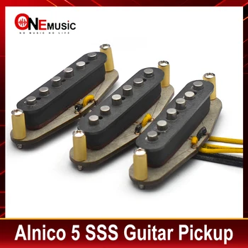 Alnico 5 SSS Ретро Звукосниматель за електрически китари В шахматния модел В стил Strat 5.9 K Ръчно изработени 69 Sound Style Електрически Звукосниматель за китара Alnico V