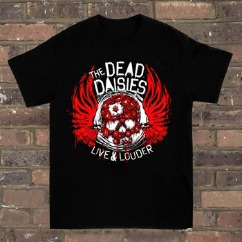 Тениска The Dead Daisies Live & Louder, памучен тениска Унисекс, всички размери S-4Xl Ya313