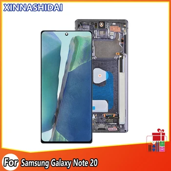 OLED дисплей За Samsung Galaxy Note 20 LCD Сензорен дисплей, Дигитайзер За Samsung Note20 N980 N980F N980F/DS N981 N981F Дисплей