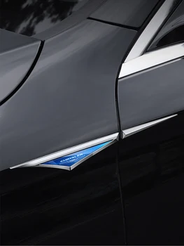 2 бр./компл. Автомобилно Крило, стикер от неръждаема стомана, Отличителни знаци, емблема, украса на екстериора, за Chrysler 300c 300 200 200c автомобилни Аксесоари