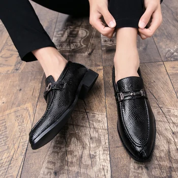 Ръчно изработени обувки от естествена кожа 2023 Ежедневни Обувки За Мъже, Пешеходната обувки на равна платформа, Градинска Обувки, Лоферы, Дишащи Маратонки