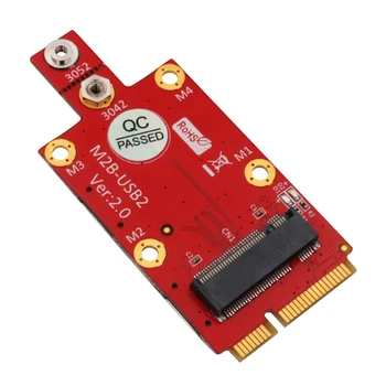 NGFF Key B за мини адаптер, PCIe с 2 слотове за NANO SIM карта за 3G модул 4G 5G