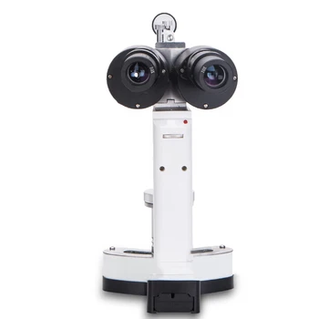 Оптичен и санаториум микроскоп с накрайник лампа Ръчно led източник на светлина Портативен микроскоп за болница по очни болести