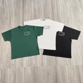 Риза с бродерия Cole Buxton с Високо качество За мъже и жени е 1: 1, върхова продуктова версия, черна, бяла, Зелена, мъжки t-shirt, Ежедневни тениска CB