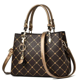 Хит на продажбите, благородна елегантна чанта през рамо за жени 2023, новата есенна модна чанта в стил ретро, универсална чанта през рамо за жени