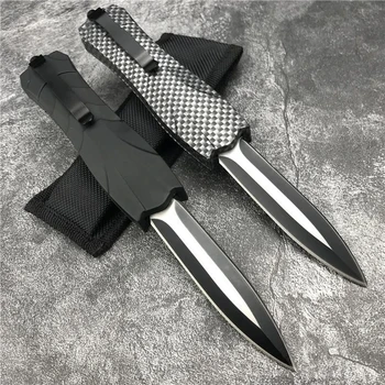 BM Quick AUT Открит Ловен Нож Tactical Combat EDC Сгъваеми Джобни Ножове ABS Дръжка на Инструмент за самозащита с клипс