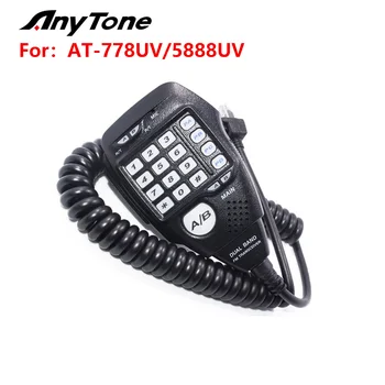 Оригинален микрофон Anytone За мобилен радиоприемник Anytone AT-778UV AT-5888UV VHF UHF автомобилното радио