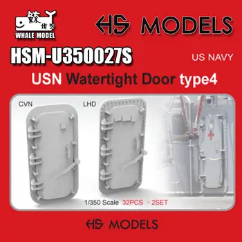 Модел Hs 1/350 Универсална водоустойчива врата на ВМС на САЩ-4 тип на части с 3D печат (64 бр.)