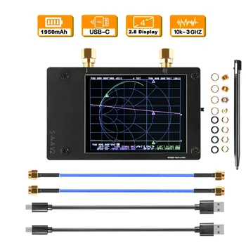 NanoVNA S-A-A-2 V2 3G Вектор мрежов анализатор Антена анализатор 10 khz ~ 3 Ghz къси вълни HF VHF UHF Анализатор на спектъра Nano VNA