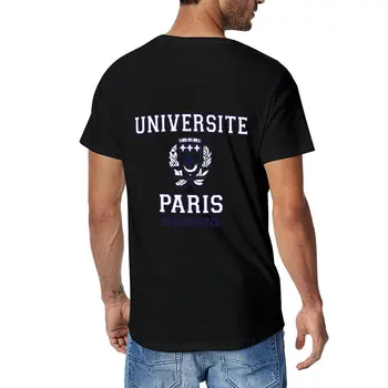 Нова тениска Universite Paris La Sorbonne, летни потници, тениска, тениски, за гиганти, естетична облекло, тениски за мъже