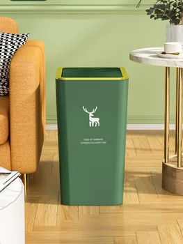 Nordic С мусорным кофа за боклук, Капак за Тоалетна, преса за рециклиране на отпадъци, Правоъгълно кутия за съхранение в банята, Кухненски Буркан