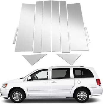 За Dodge Grand Caravan 2008-2017 2018 2019 2020 Автомобилни шкафове, дръжки на алуминиева дограма, облицовка, етикети За Опаковане, Хромированное украса