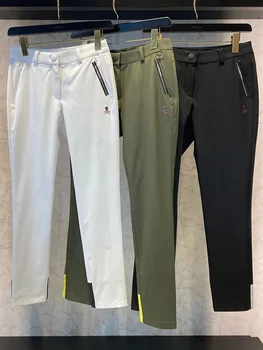 Корейската облекло за голф, Дълги панталони, пролетни и тънки корейски монтиране на универсални ежедневни панталони