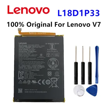 Оригинална Батерия 5180 ма L18D1P33 Батерия за Lenovo V7 Литиево-йонна батерия Вградена Батерия за таблет L18D1P33 + Инструменти