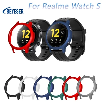 Защитен калъф за Realme Watch S Каишка Смарт часовници Калъф за PC Броня Пластмасов протектор Замяна обвивка е Твърда рамка