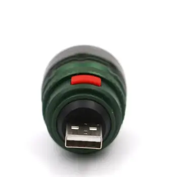 Ултра ярък преносим USB фенерче, мини-мащабируем, 3 режима, USB-flash, фенерче се захранва от USB-интерфейс, power bank