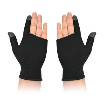 1 чифт накладки на пръст за мобилни игри PUBG, защищающих от пот, дишането, не царапающихся