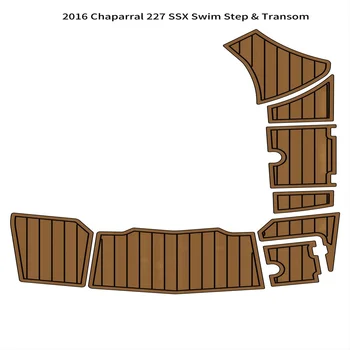 2016 Chaparral 227 SSX лодка за гмуркане с транцем от пеноматериала ЕВА, тиковая на палубата, подложка за пода