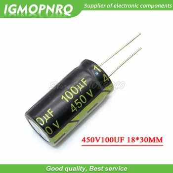 Алуминиеви електролитни кондензатори 5ШТ 450V100UF 18*30 100 uf 450