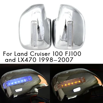 за Toyota Land Cruiser 100 FJ100 Lexus LX470 1998-2007 на Кутията странично огледало за обратно виждане с указател на завоя