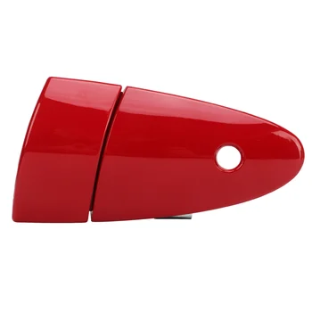 Външна дръжка за лявата врата, боядисана в червен цвят 72181 SZT 003, директен заместител на открито дръжката на вратата за кола