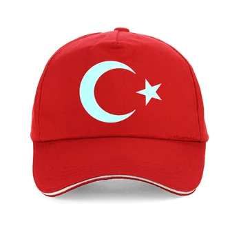 Турската мъжка шапка Модерен принт Турски флаг бейзболна шапка Лятна Ежедневни шапка за татко Аксесоари Подарък дамски шапки
