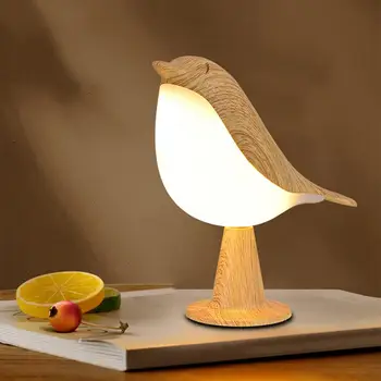 Led лампа Bird С регулируема яркост и цветова температура, Без трептене, креативни Форми, нощно шкафче, нощна светлина, Декорация на спалня