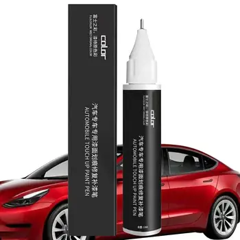 Дръжка за боядисване на автомобила 12 ml от Прозрачно покритие За Премахване на драскотини по колата, Пълнител, Лак, Активен Прозрачен За Tesla Model 3 XYS