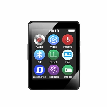 Скоба за MP3 плейър Mini Walkman, Студентски преносим спортен музикален плеър, Mp4 плеър с FM/високоговорител/електронна книга /рекордером Mp3, черен