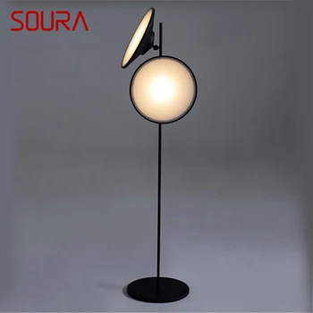 Под лампа SOURA в скандинавски стил, с Луксозна модерна семейна хол, творчески led декоративна лампа