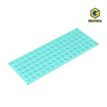 Плоча Gobricks GDS-558 6 x 16 е съвместима с конструктори lego 3027 парчета за детски строителни блокове на 