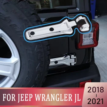 Автомобилна Стикер за Jeep Wrangler JL Делото Врати на Панти на Багажника Задната Врата на Колата ABS Външни Аксесоари За Jeep Wrangler JL 2018-2023