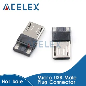 5шт 5PIN/2PIN Micro USB штекерный конектор V8 за зареждане на USB кабел