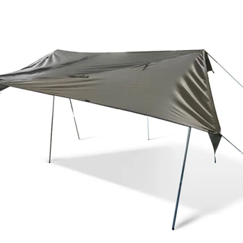 TOMSHOO Двупластова туристическа палатка с домкратом за печката, Градинска шатра-вигвам за къмпинг, Пътуване, туризъм