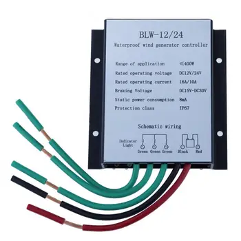Автоматичен заряд на Енергия на Вятъра Водоустойчив IP67 Контролер на заряд на Батерията Регулатор 400 W DC15-30V Водоустойчив IP67 MPPT