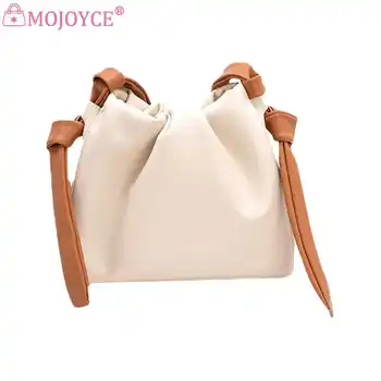 Дамски чанти-кофи, чанта през рамото си под формата на облак, плиссированная модерна чанта от изкуствена кожа, Ежедневни лесна Преносима Елегантна чанта за партита за момичета
