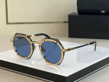 2023 Модни луксозни маркови слънчеви очила, Стръмни мъжки Слънчеви очила, Дамски популярни маркови дизайнерски слънчеви очила в летен стил ретро