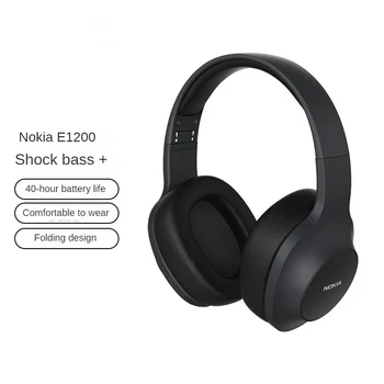 E1200 Безжични Bluetooth слушалки Hi-Res Sound 700 mah Шумоподавляющая стерео слушалки за игри на Hi-Fi Водоустойчиви слушалки с микрофон
