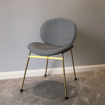 минималистичные трапезни столове подови ергономични Дизайнерски Трапезни столове Позлатени отвън sillas para comedor Мебели за кухня