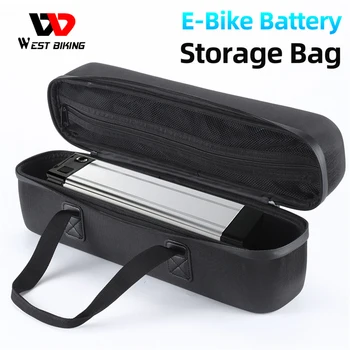 E-Bike Водоустойчива Чанта За Съхранение На Батерията Портативен Пътен Куфар С Голям Капацитет, Калъф За Батерията На Електрическото Колело, Аксесоари За Ebike