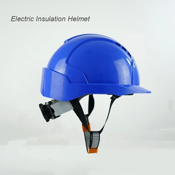 ABS Лесен Предпазна каска с електрически люк, 20 kv, изолационен шапка, окачена на каска, храповая окачване