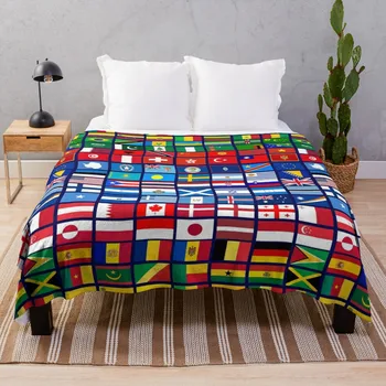Знамена страни по света, Международен подарък, Каре за дивани, Одеала за детската лятна одеяла