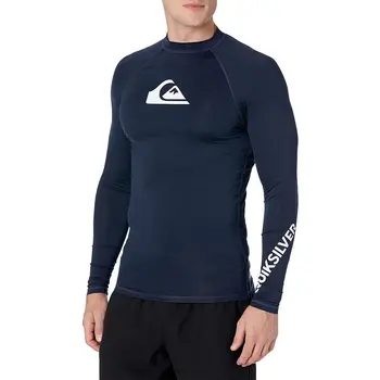 2023 Мъжка Риза за Сърфиране със Защита От Акне с Дълъг ръкав, Бански костюм, Риза За Плуване UPF 50, Лятна Плажна Облегающая Тениска С Принтом За Гмуркане, Спортно облекло