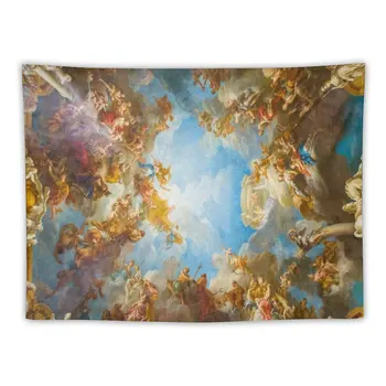 Стенопис с изображението на Ангели в Версальском дворец с пространствен фон, Гобеленовое украса на стената, Украса за спални, монтаж на стена за украса